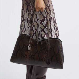 Stella McCartney
Ryder Snakeskin
Embossed Faux
Leather Tote